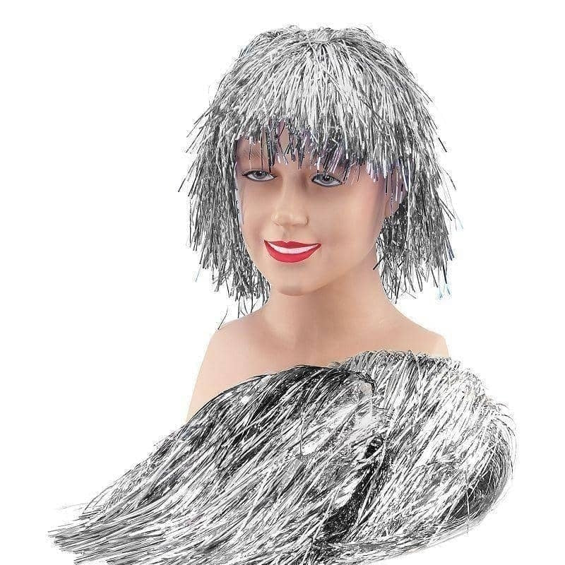 Tinsel Wig Silver Wigs Unisex_2 