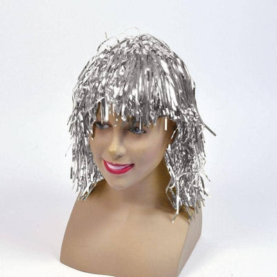 Tinsel Wig Silver Wigs Unisex_1 BW130