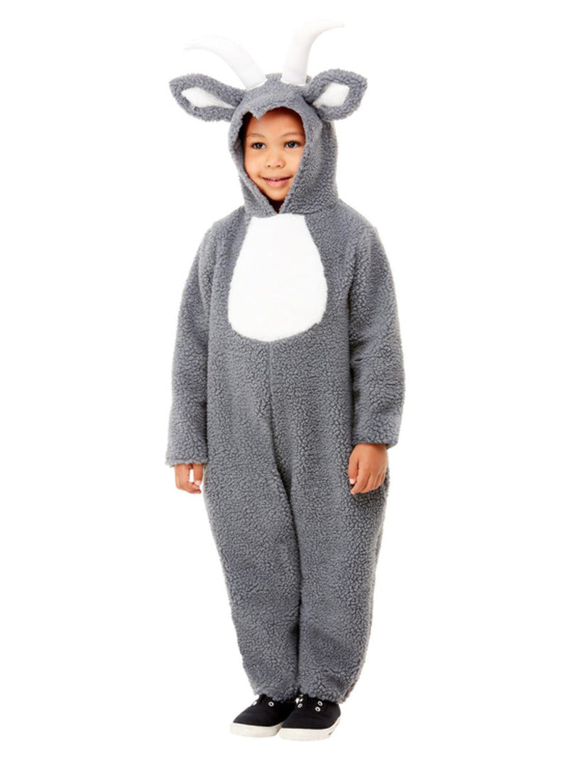 Billy Goat Costume Toddler Jumpsuit Grey