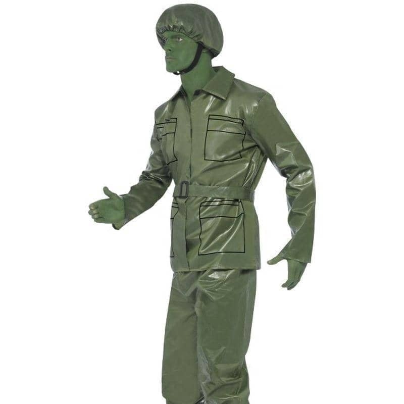 Toy Soldier Costume Adult Green 3 MAD Fancy Dress