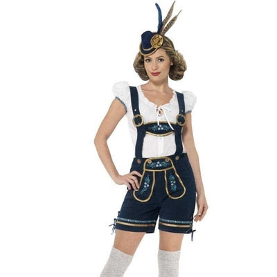 Traditional Deluxe Bavarian Costume Adult Blue_1 sm-45264M
