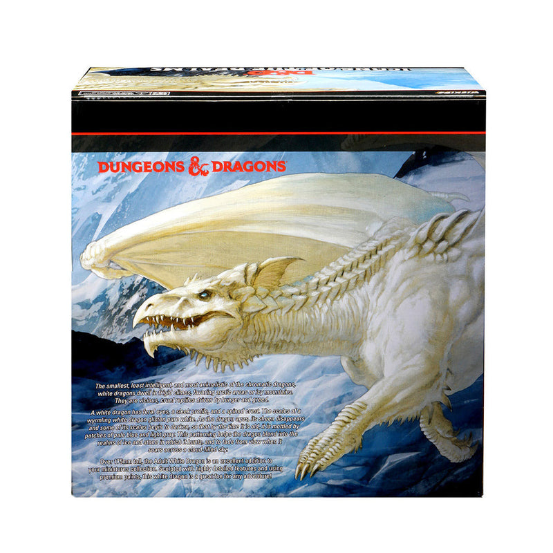 Dungeons and Dragons D&D Icons of the Realms Adult White Dragon Premium Figure