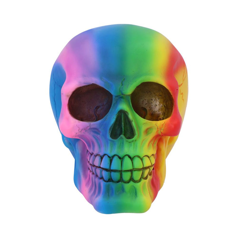 Rainbow Skull 15.5cm