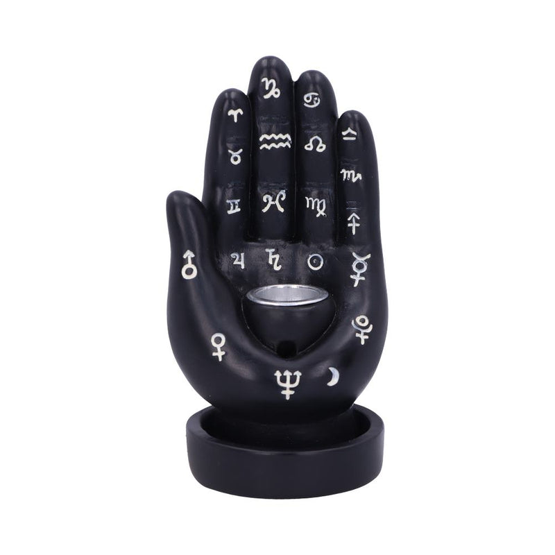 Hand Back Flow Burner Black 12cm Palmistry Backflow Incense