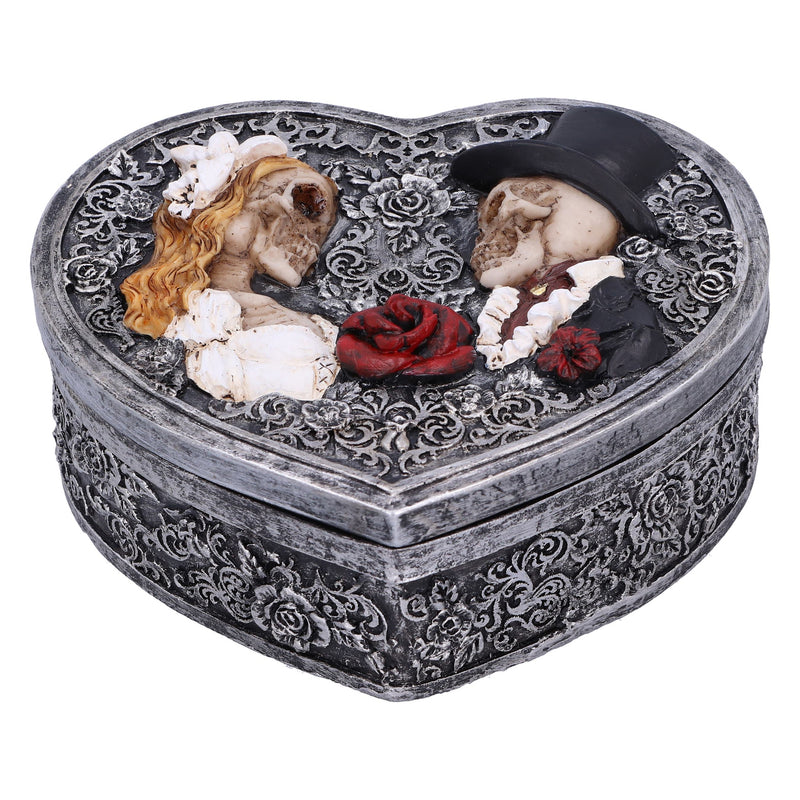 Last Vow Box Skeleton Heart 13.5cm