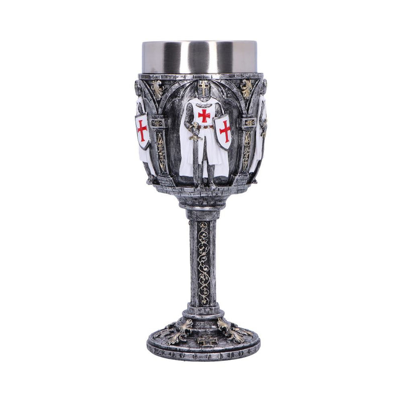 Valiant Medieval Knight Architectural Goblet 19.7cm