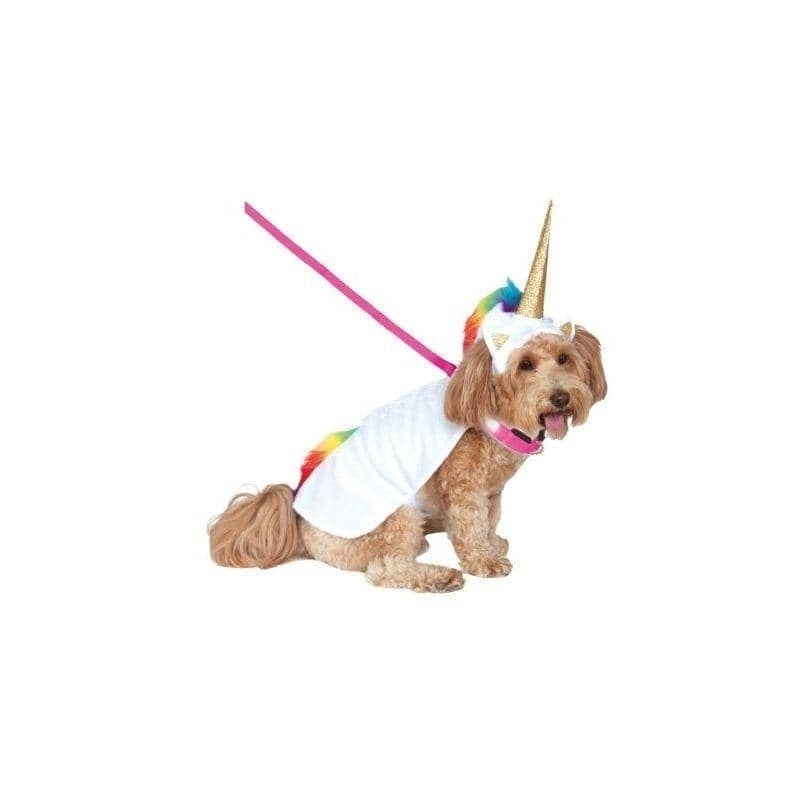 Unicorn Cape With Hood and Lightup Collar Pet Costume_1 rub-580088S