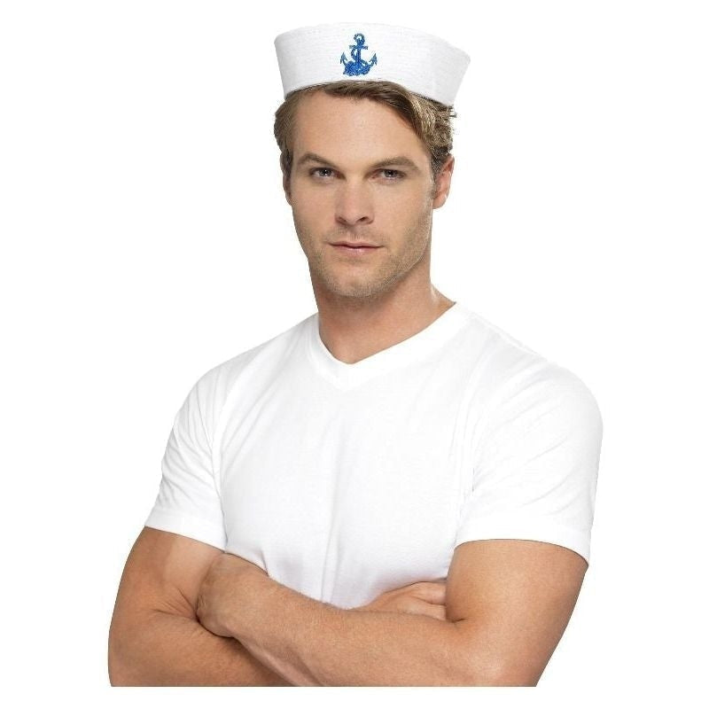 Us Sailor Doughboy Hat Adult White_2 
