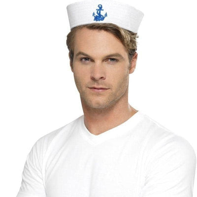 Us Sailor Doughboy Hat Adult White_1 sm-34536