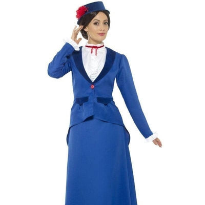 Victorian Nanny Costume Adult Blue_1 sm-46753M
