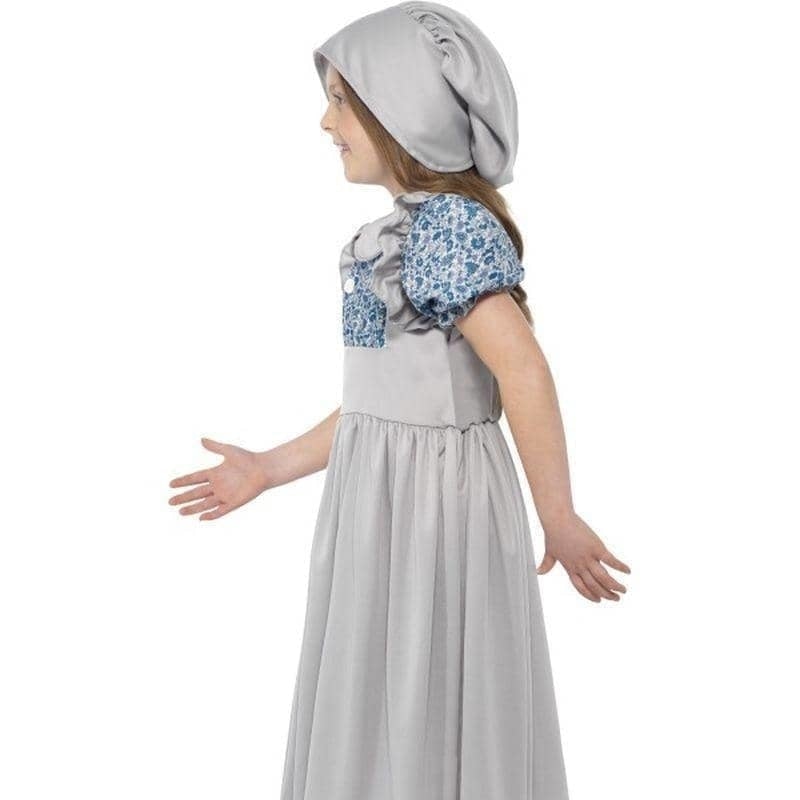 Victorian School Girl Costume Kids Grey_3 sm-27532S