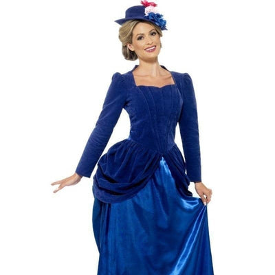 Victorian Vixen Deluxe Costume Adult Blue_1 sm-43420M
