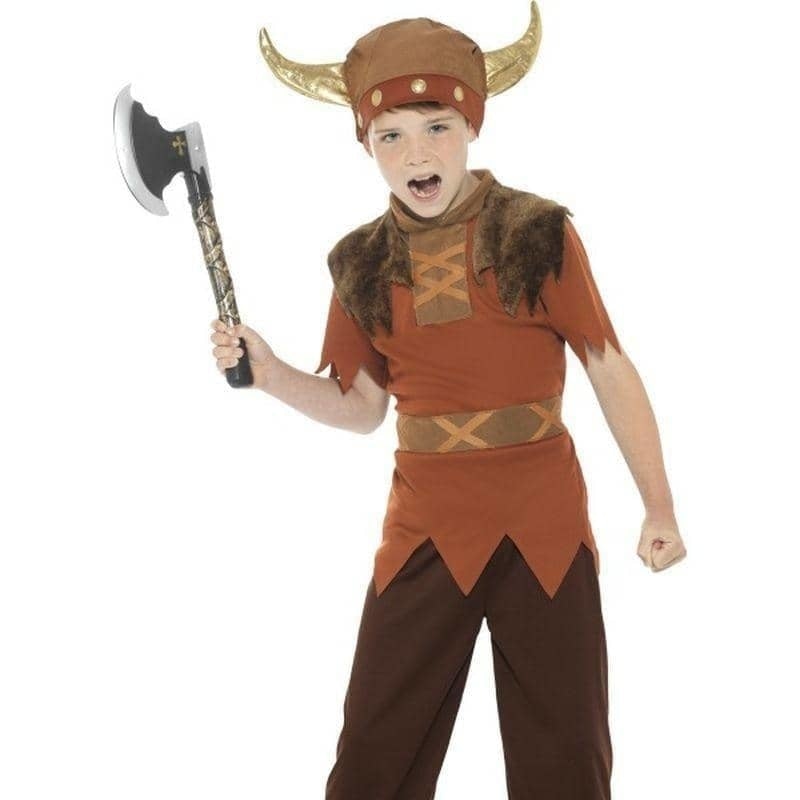 Viking Costume Kids Brown_1 sm-38665L