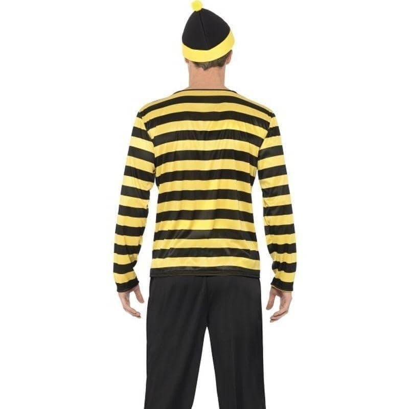 Wheres Wally Odlaw Costume Adult Black Yellow_2 sm-41309L