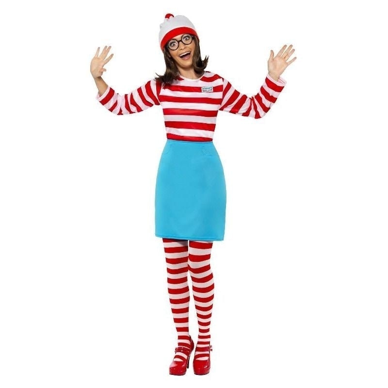 Wheres Wally? Wenda Costume Adult Red White Blue_4 sm-39504S