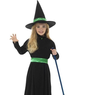 Wicked Witch Costume Kids Black Green_1 sm-48008l