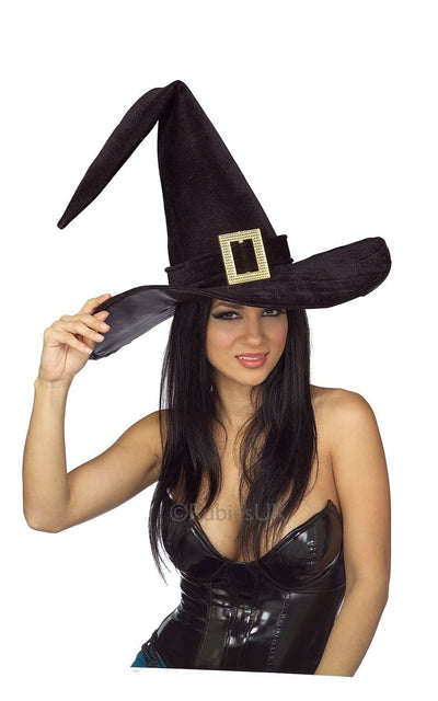 Witch Hat With Buckle Black_1 rub-49429NS