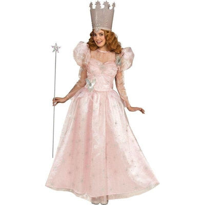 Wizard Of Oz Deluxe Adult Glinda The Good Witch With Dress and Crown_1 rub-887383NS
