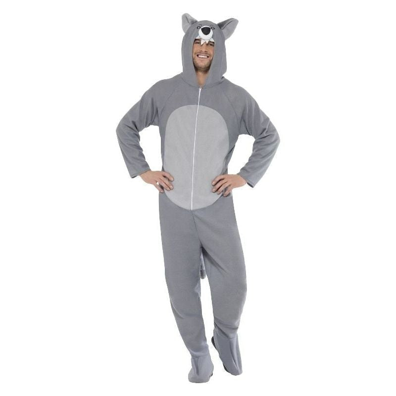 Wolf Costume Adult Grey_3 