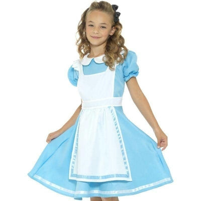 Wonderland Princess Costume Kids Blue White_1 sm-45962L