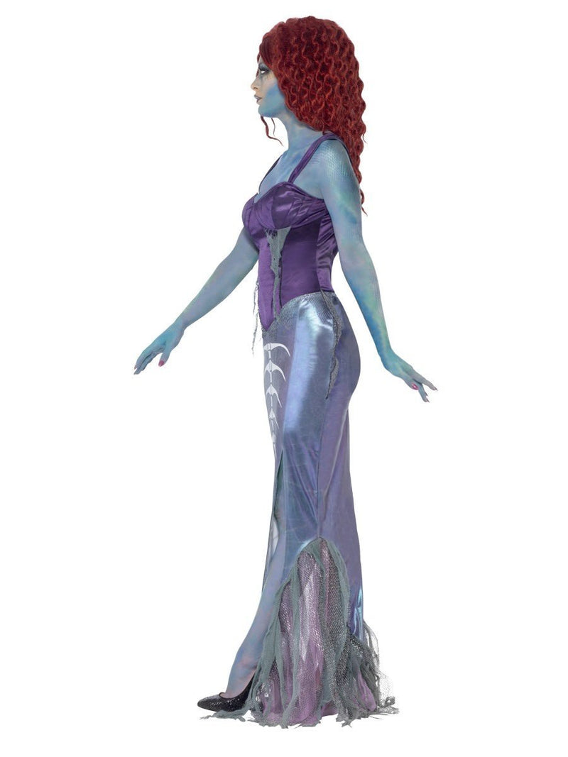 Zombie Mermaid Costume Adult Purple
