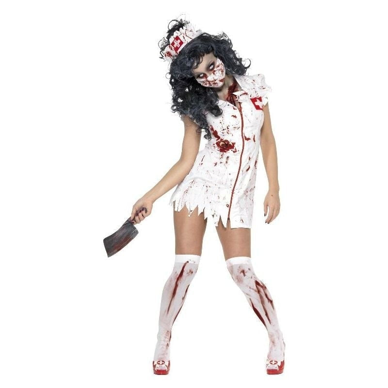 Zombie Nurse Costume Adult White Red_2 sm-34132L