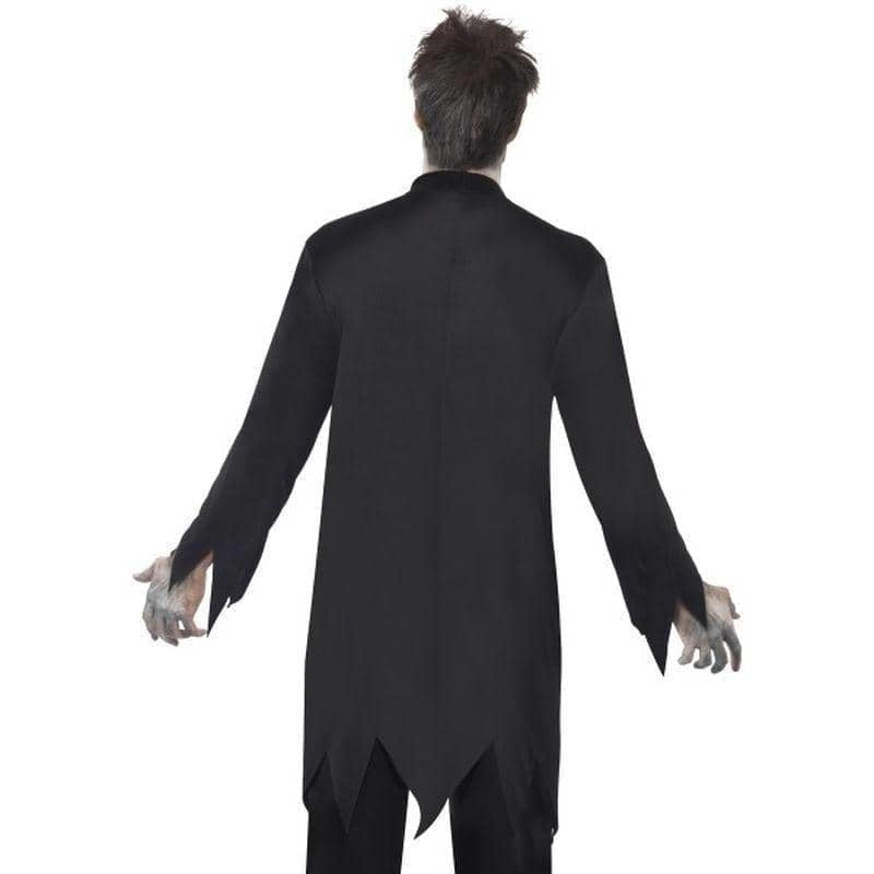 Zombie Priest Costume Adult Black White_2 sm-38878M