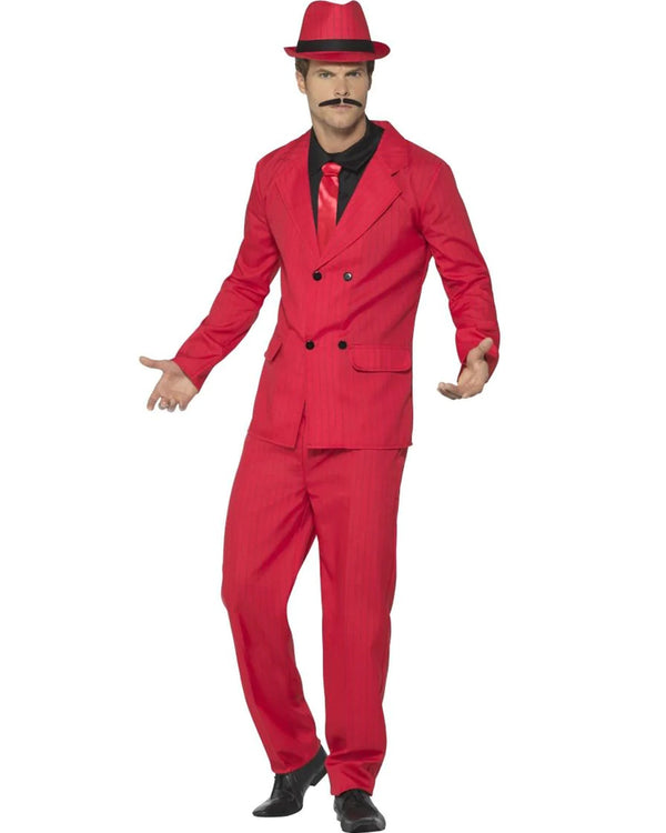 Zoot Suit Adult Mens Red Gangster Costume_1 sm-44891l