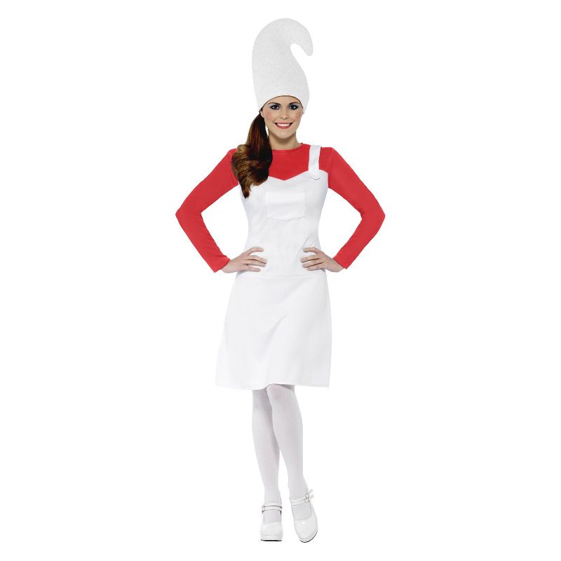 Garden Gnome Costume Female White Adult_1 sm-23394M