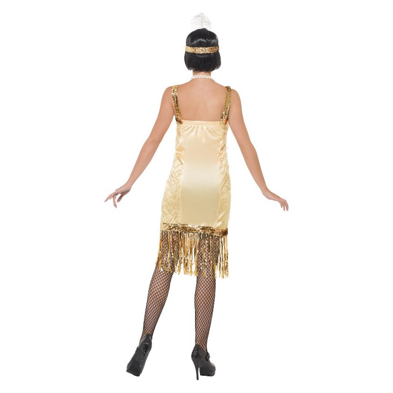Charleston Flapper Costume Gold Adult 2