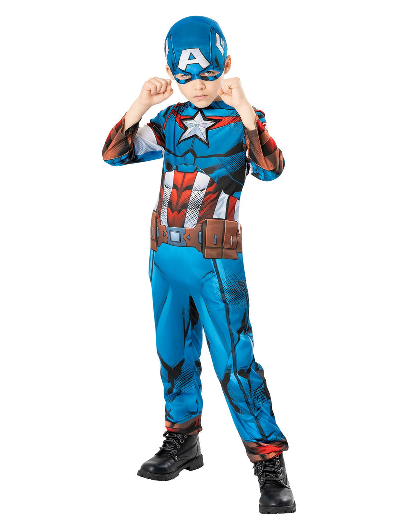 Captain America Kids Costume Green Collection