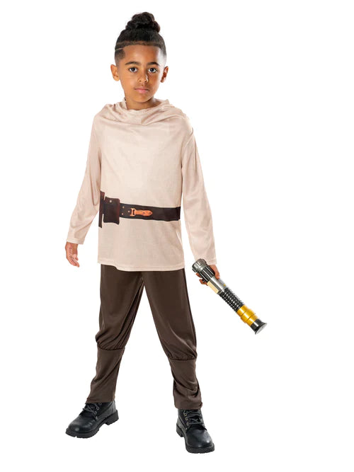 Obi Wan Kenobi Kids Costume with Lightsaber