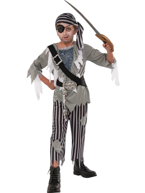 Ghost Pirate Boy Costume for Kids