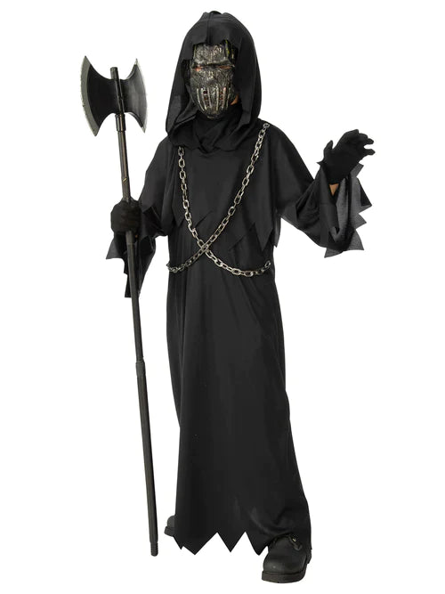 Horror Robe Costume with Chains Kids Nazgul Horror Robe Costume with Chains Kids Nazgul