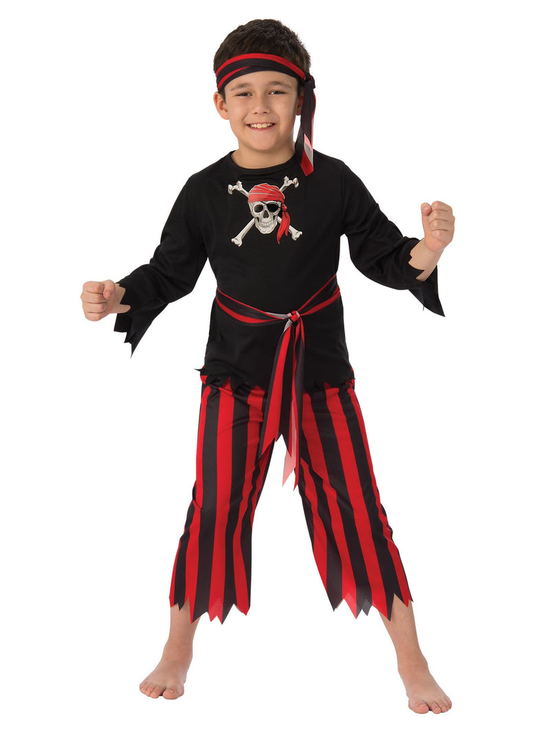 Pirate Boy Costume for Kids Striped Trousers
