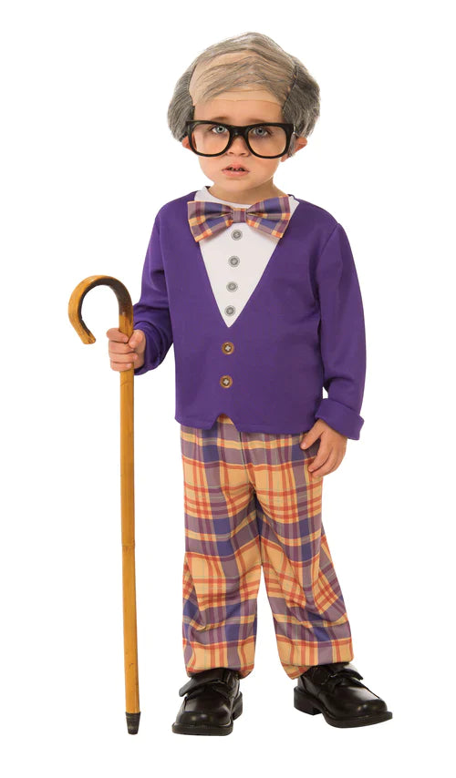 Kids Little Old Man Costume for Toddlers