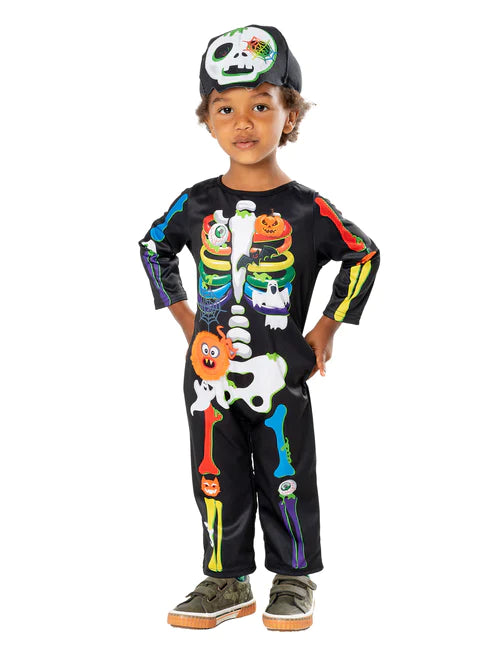 Kids Mini Bones Toddler Skeleton Costume