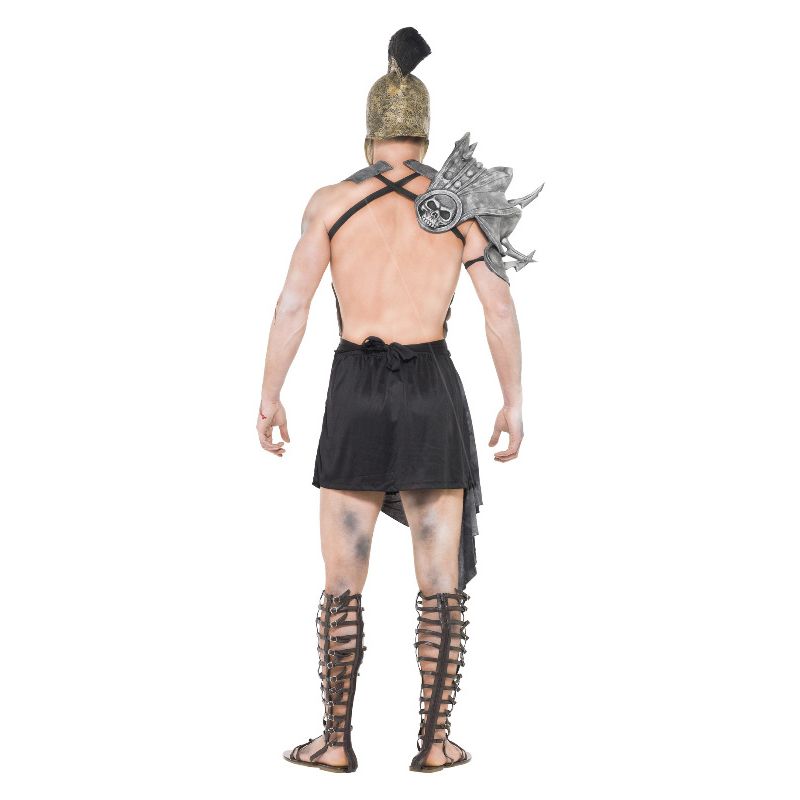 Zombie Gladiator Costume Black Adult 2