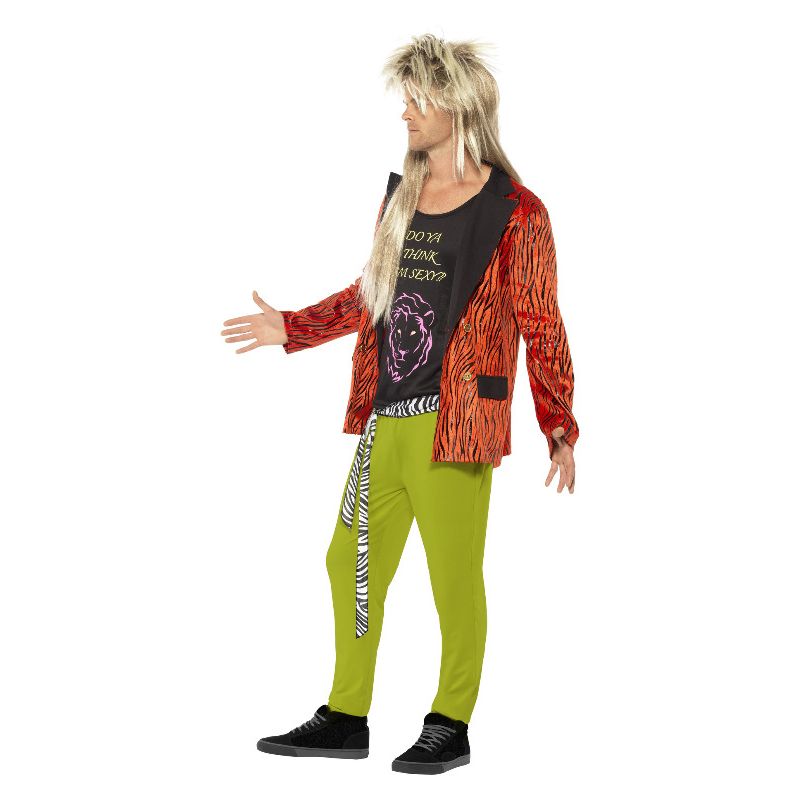 80s Rock Star Costume Adult Red_3 