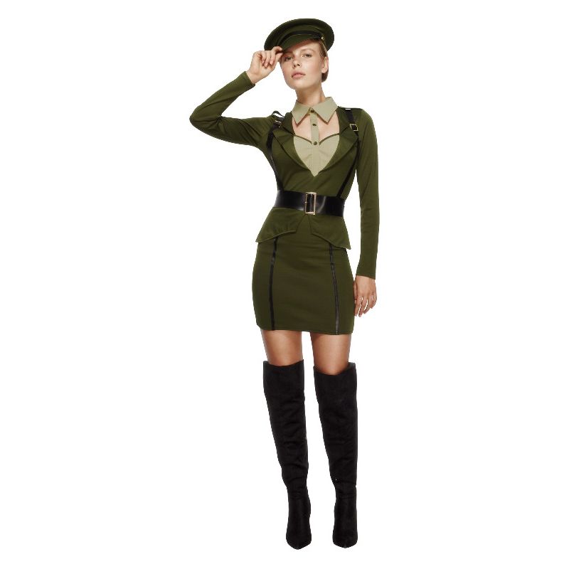 Fever Captain Costume Khaki Adult_1 sm-43487L