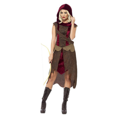 Huntress Costume Brown Adult_1 sm-43720L