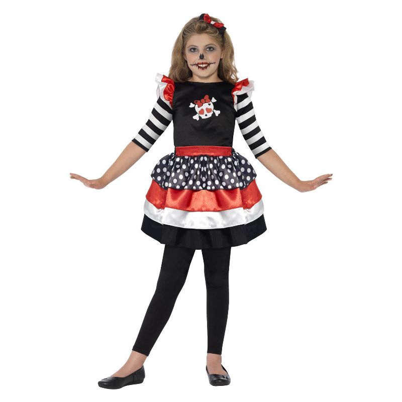 Skully Girl Costume Black Child_1 sm-44288M