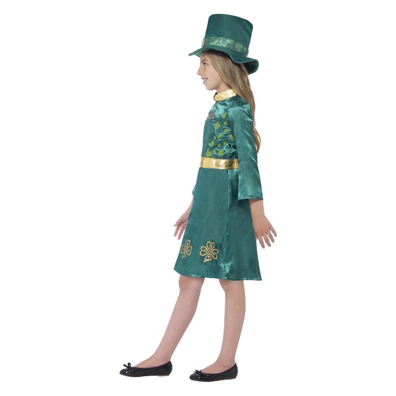 Leprechaun Girl Costume Green Child 3