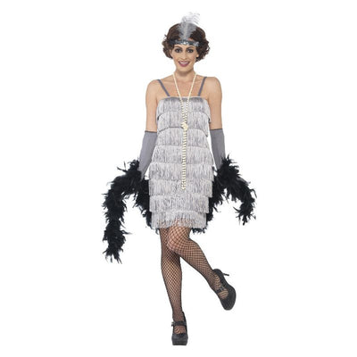 Flapper Costume Silver Adult_1 sm-44671X1