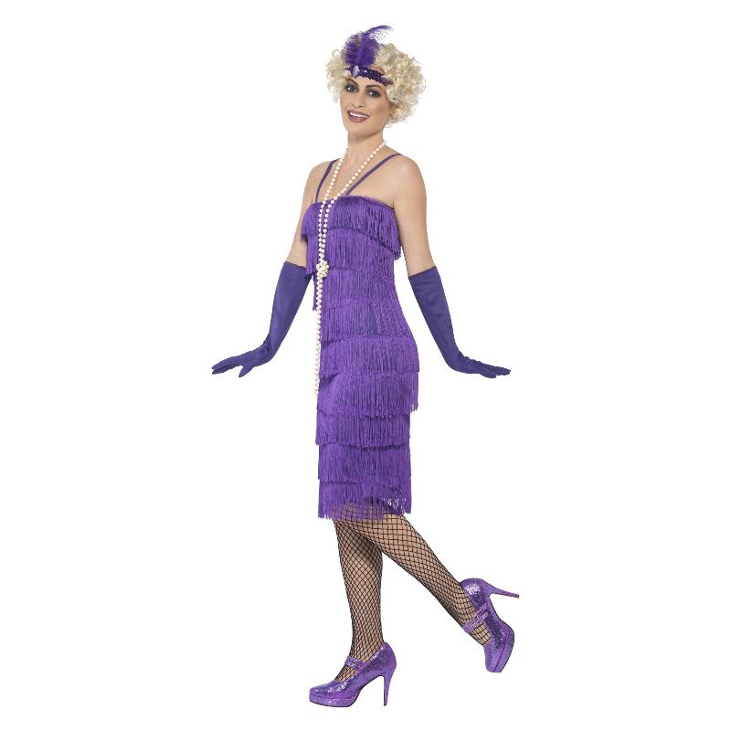 Flapper Costume Purple Adult_2 sm-44677S