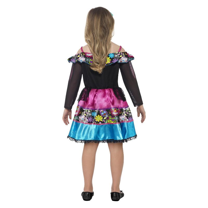 Day of the Dead Sweetheart Costume Multi-Coloured Child 2