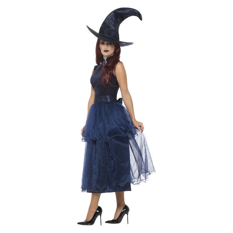 Deluxe Midnight Witch Costume Blue Adult_3 