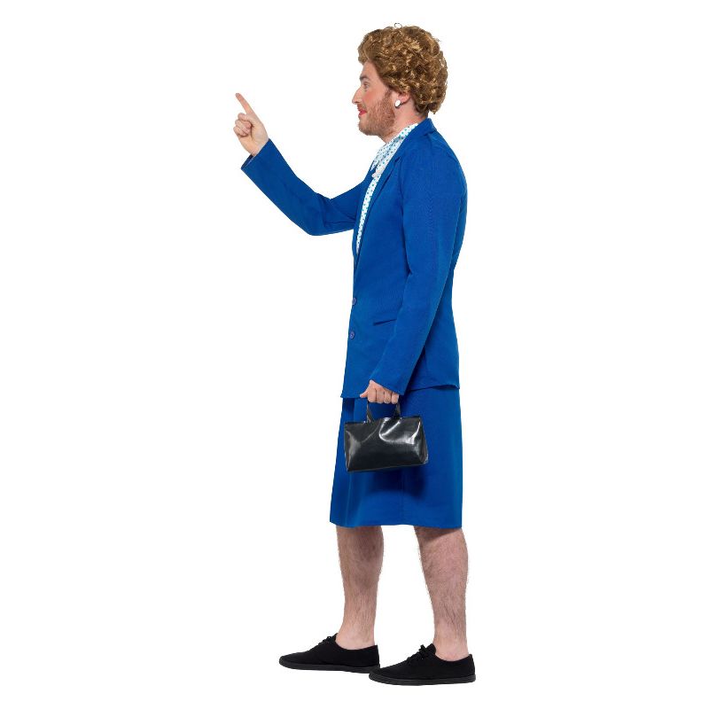 Iron Lady Prime Minister Costume Blue Adult 3