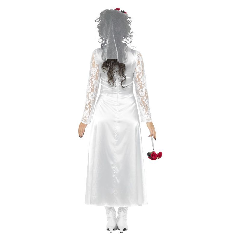 Day of the Dead Bride Costume White Adult 2