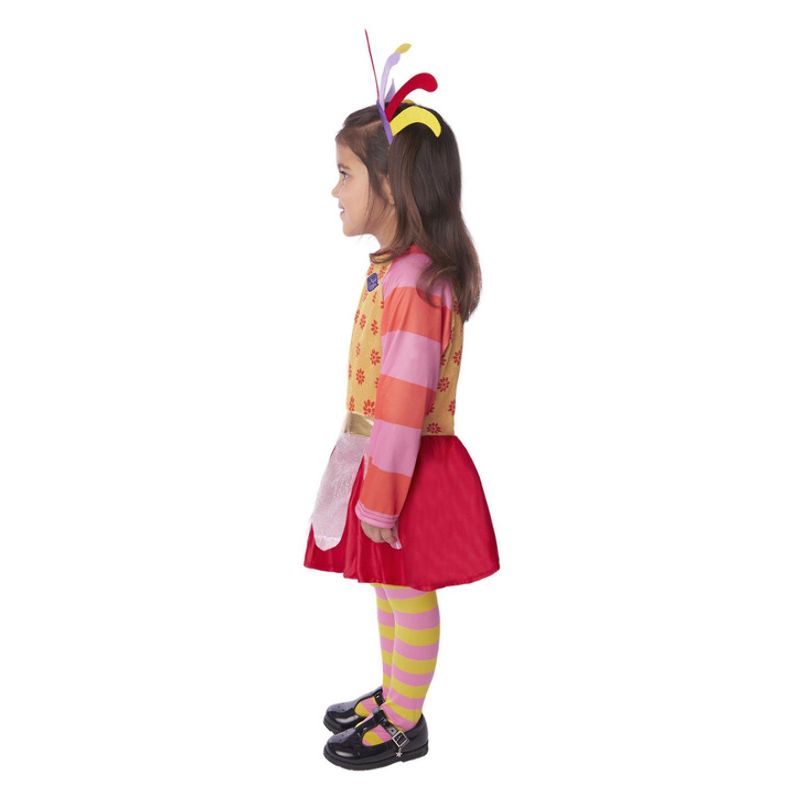 In The Night Garden Upsy Daisy Costume Child Orange Pink Red White_3 